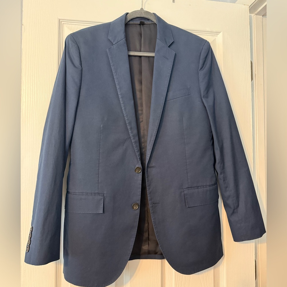 J. Crew Men's Navy Blazer and Pants